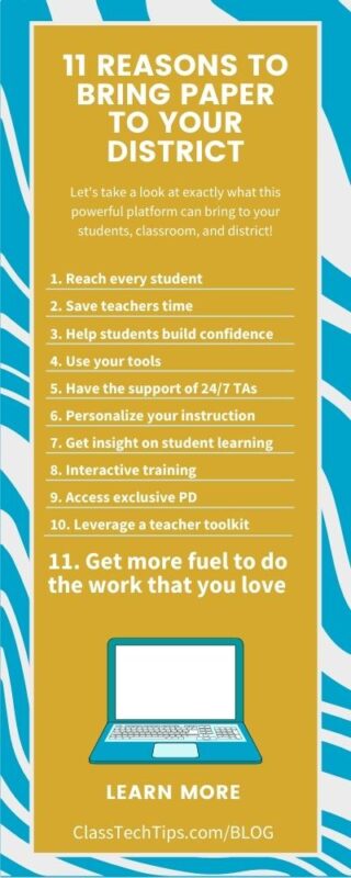 Learn how you can bring Paper to your district this year to make sure students have 24/7 academic support throughout the school year.